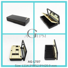 Rectangular Two Layer Multi-Grid Eye Shadow Case With Mirror AG-LT07, AGPM Cosmetic Packaging, Custom colors/Logo